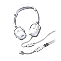 Andrea SuperBeam Headset w/ USB Adapter (White)